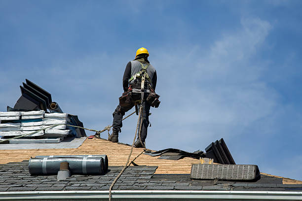 Professional Gutter Installation technician working in La Push, WA